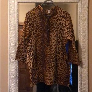 Vintage Moschino Animal print blouse